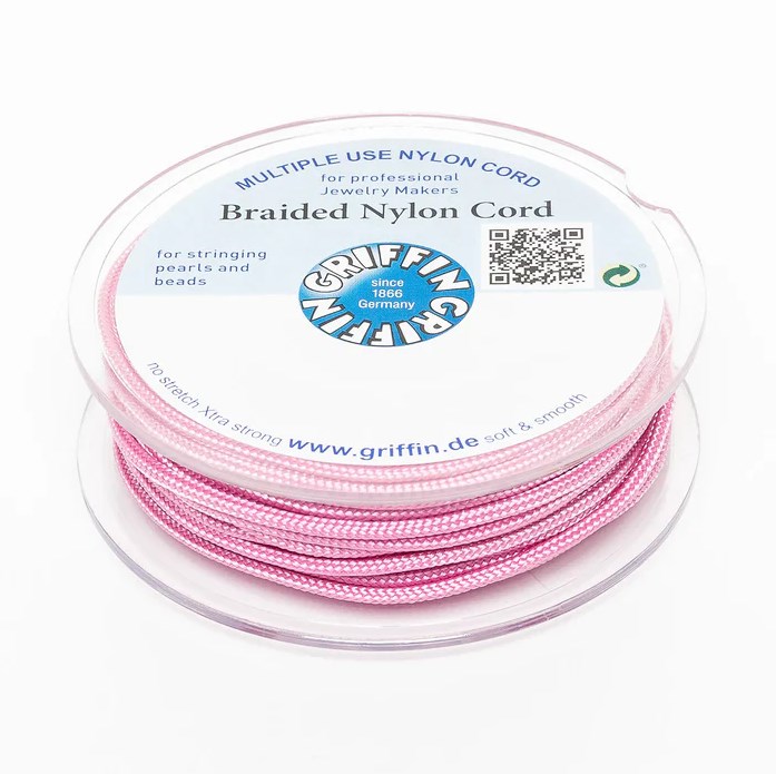Griffin BRAIDED NYLON CORDS Sznurek nylonowy pleciony 1,5mm 10m - Dark Pink