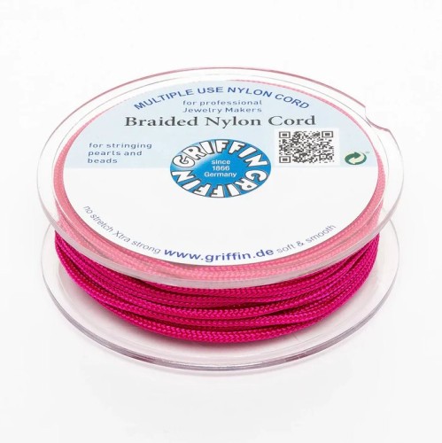 Griffin BRAIDED NYLON CORDS Sznurek nylonowy pleciony 1,5mm 10m - Dark Red
