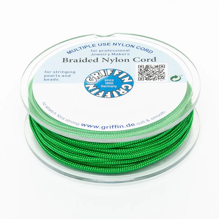 Griffin BRAIDED NYLON CORDS Sznurek nylonowy pleciony 1,5mm 10m - Green