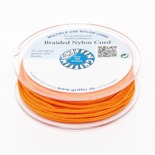 Griffin BRAIDED NYLON CORDS Sznurek nylonowy pleciony 1,5mm 10m - Orange