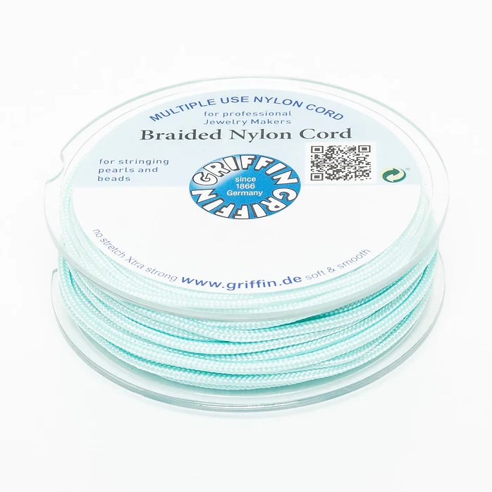 Griffin BRAIDED NYLON CORDS Sznurek nylonowy pleciony 1,5mm 10m - Turquoise