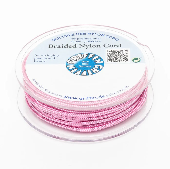 Griffin BRAIDED NYLON CORDS Sznurek nylonowy pleciony 2mm 10m - Dark Pink