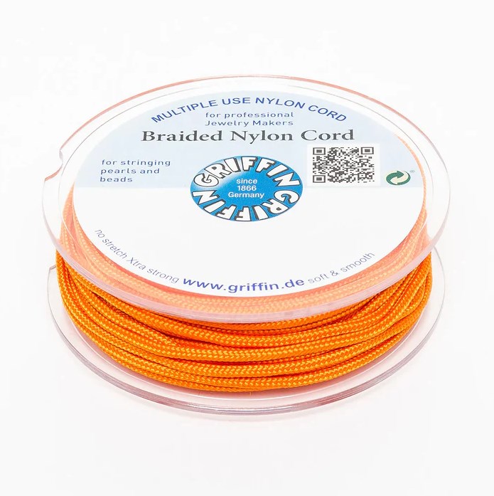 Griffin BRAIDED NYLON CORDS Sznurek nylonowy pleciony 2mm 10m - Orange
