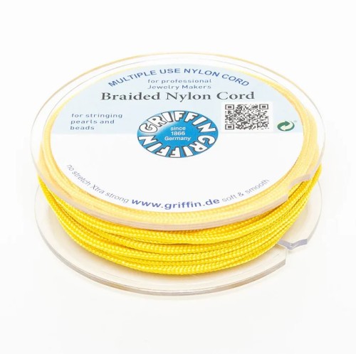 Griffin BRAIDED NYLON CORDS Sznurek nylonowy pleciony 2mm 10m - Yellow