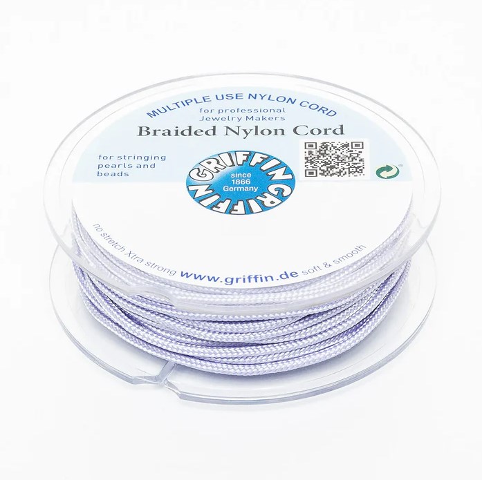 Griffin BRAIDED NYLON CORDS Sznurek nylonowy pleciony 2mm 10m - Lilac