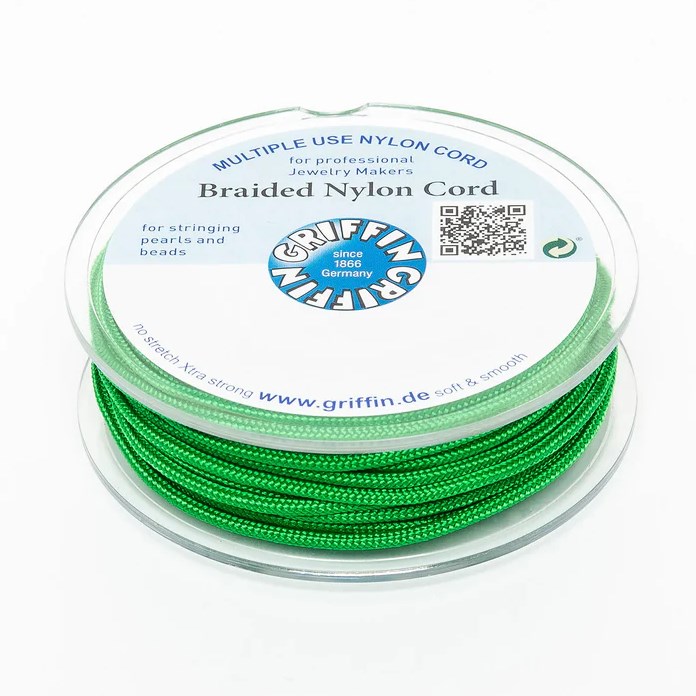 Griffin BRAIDED NYLON CORDS Sznurek nylonowy pleciony 2mm 10m - Green