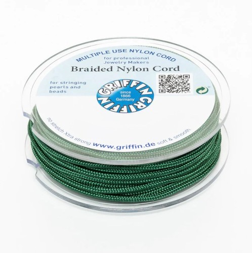 Griffin BRAIDED NYLON CORDS Sznurek nylonowy pleciony 2mm 10m - Dark Green