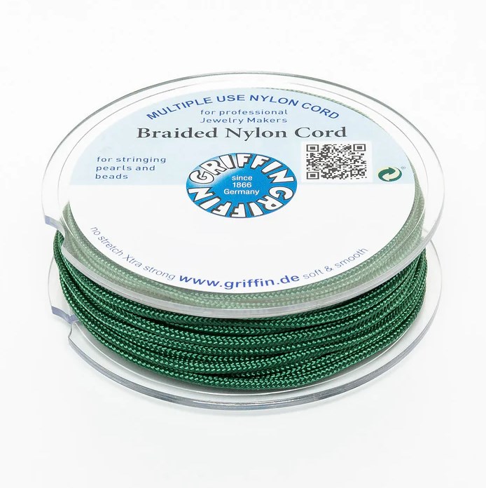 Griffin BRAIDED NYLON CORDS Sznurek nylonowy pleciony 2mm 10m - Dark Green