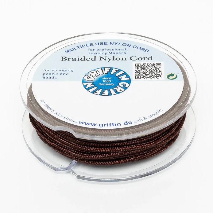 Griffin BRAIDED NYLON CORDS Sznurek nylonowy pleciony 2mm 10m - Dark Brown