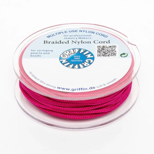 Griffin BRAIDED NYLON CORDS Sznurek nylonowy pleciony 2mm 10m - Dark Red