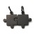 ZSS431 Zawieszki dla zakochanych puzzle stal nierdzewna 2szt - czarne
