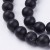 BST10 Black Stone kamień syntetyczny koraliki kule 12mm sznur 33szt czarne matowe
