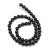 BST11 Black Stone kamień syntetyczny koraliki kule 8mm sznur 46szt czarne