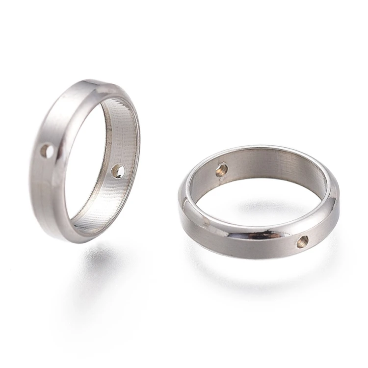PRM668 Przekładka metalowa ring 12mm platynowa