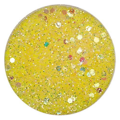 GLA04 Glitter konfetti brokat do żywicy prac kreatywnych 50ml - żółty