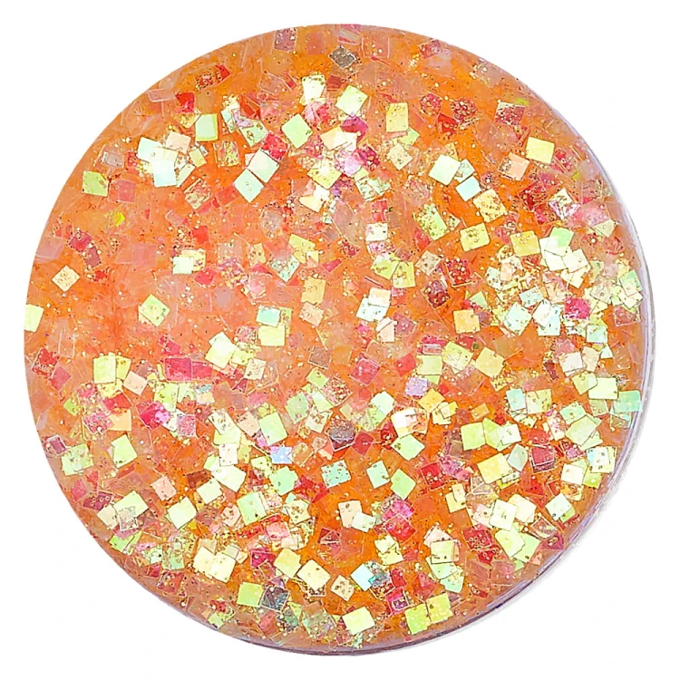 GLA05 Glitter konfetti brokat do żywicy prac kreatywnych 50ml - pomarańczowy