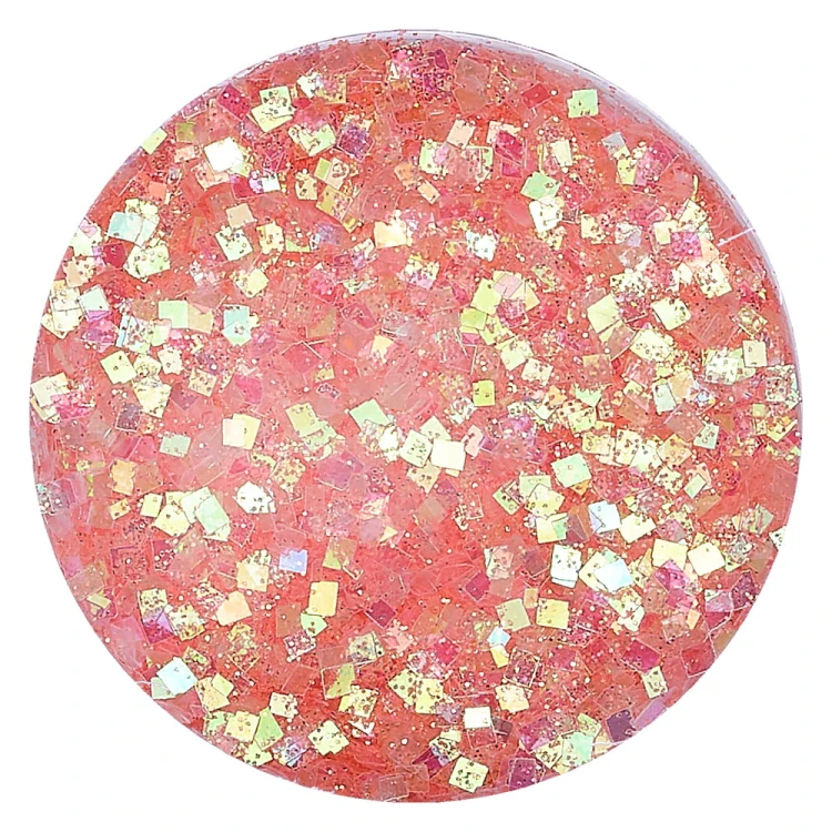 GLA06 Glitter konfetti brokat do żywicy prac kreatywnych 50ml - koralowy