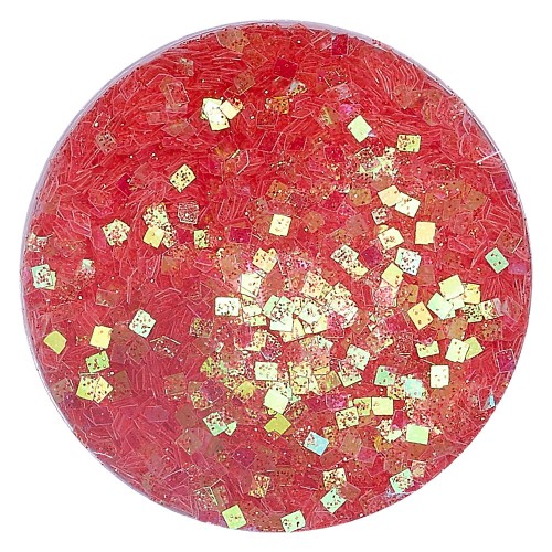 GLA07 Glitter konfetti brokat do żywicy prac kreatywnych 50ml - j. czerwony