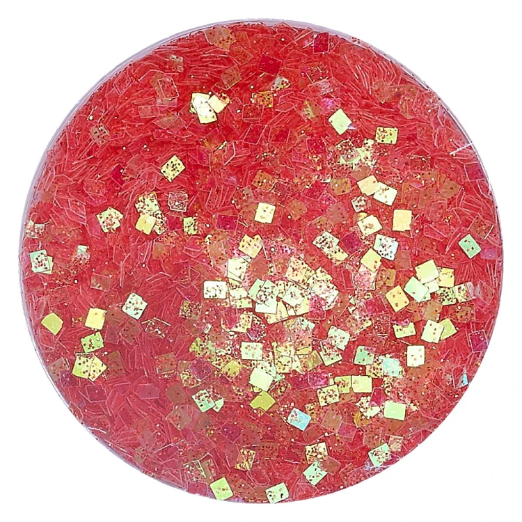 GLA07 Glitter konfetti brokat do żywicy prac kreatywnych 50ml - j. czerwony
