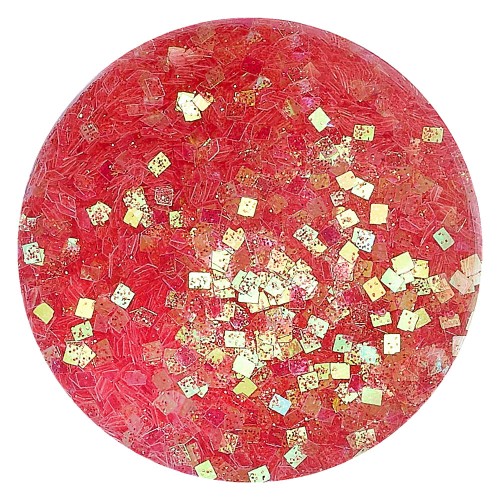 GLA08 Glitter konfetti brokat do żywicy prac kreatywnych 50ml - j. czerwony