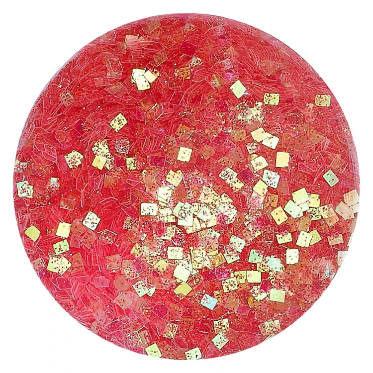 GLA08 Glitter konfetti brokat do żywicy prac kreatywnych 50ml - j. czerwony