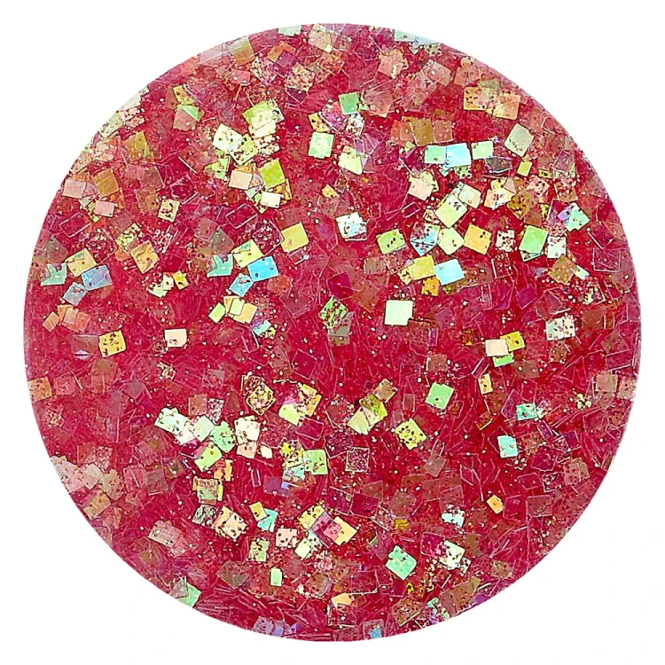 GLA09 Glitter konfetti brokat do żywicy prac kreatywnych 50ml - czerwony