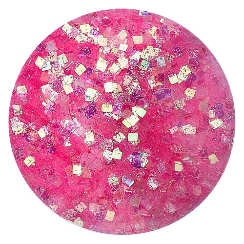 GLA12 Glitter konfetti brokat do żywicy prac kreatywnych 50ml - c.różowy