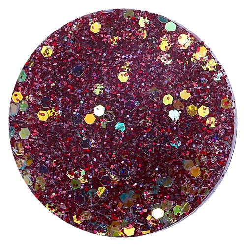 GLA16 Glitter konfetti brokat do żywicy prac kreatywnych 50ml - bordowy