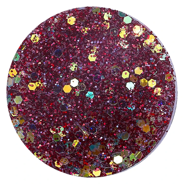 GLA16 Glitter konfetti brokat do żywicy prac kreatywnych 50ml - bordowy
