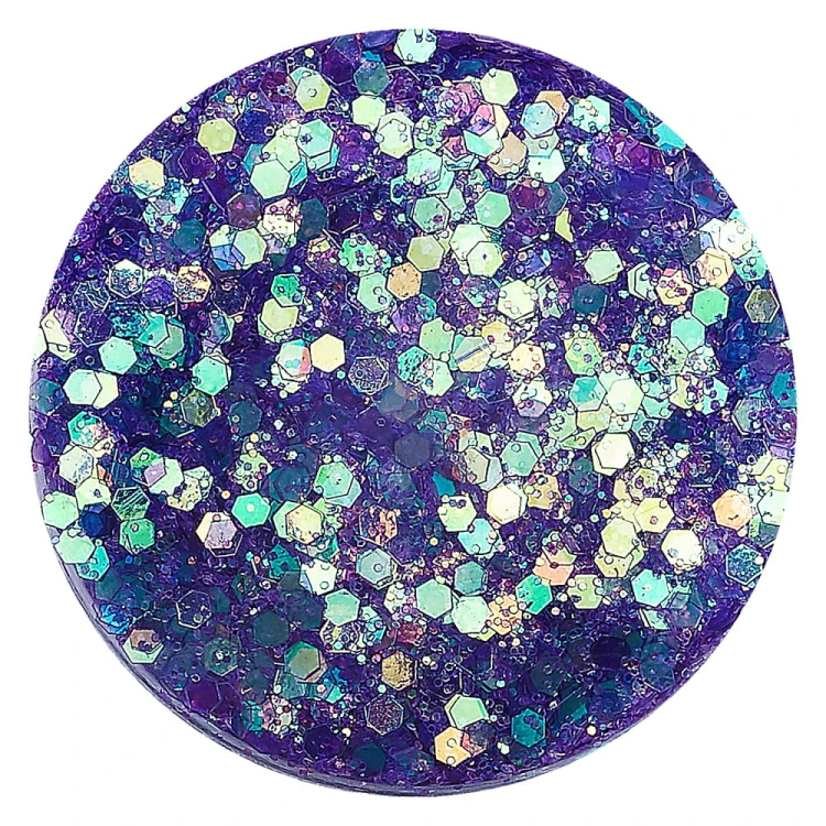 GLA18 Glitter konfetti brokat do żywicy prac kreatywnych 50ml - fioletowy