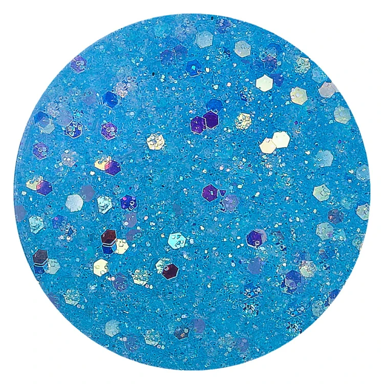 GLA22 Glitter konfetti brokat do żywicy prac kreatywnych 50ml - niebieski