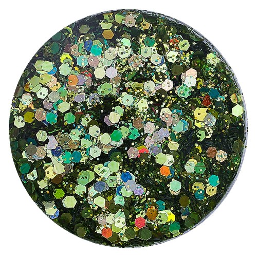 GLA47 Glitter konfetti brokat do żywicy prac kreatywnych 50ml - zielony