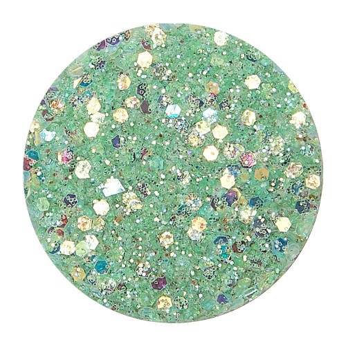 GLA48 Glitter konfetti brokat do żywicy prac kreatywnych 50ml - pistacjowy