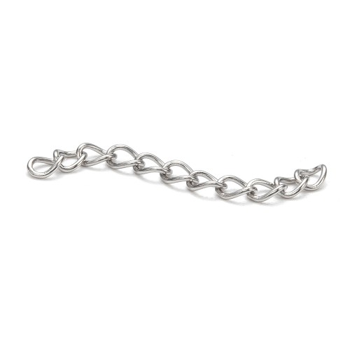 LAN230 Łańcuszek dystansowy regulacyjny 50mm ogniwa 3x4mm stal nierdzewna