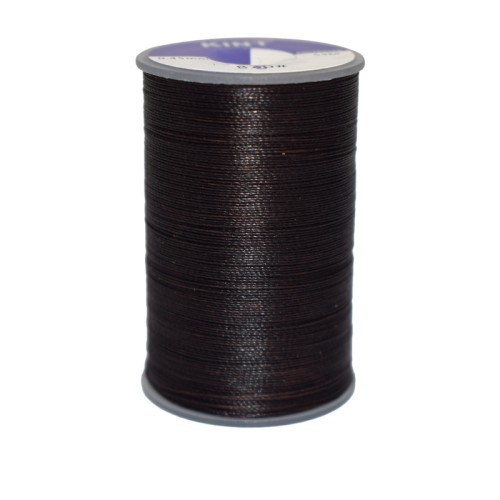 SSK20 Sznurek skręcany woskowany 0,55mm szpula 35m - czarny