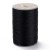 SSK21 Sznurek skręcany woskowany 0,3mm szpula 160m - czarny