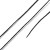 SSK22 Sznurek skręcany woskowany 0,55mm szpula 120m - czarny