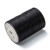 SSK23 Sznurek skręcany woskowany 0,65mm szpula 80m - czarny