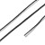 SSK23 Sznurek skręcany woskowany 0,65mm szpula 80m - czarny