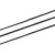 spp121 Sznurek poliestrowy pleciony woskowany płaski do bransoletek 1x0,3mm 260m - czarny