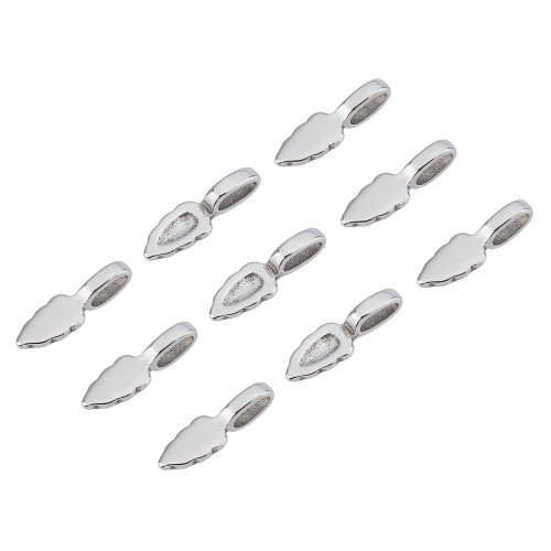 LAP181 Zawieszka krawatka z bazą do przyklejania stal nierdzewna 7,5x23mm