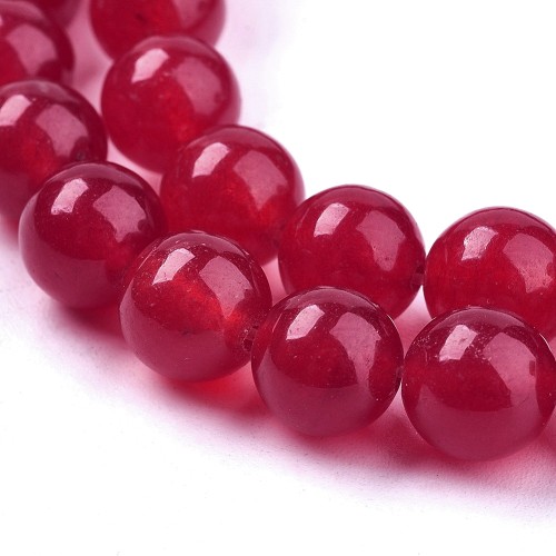 JAD182 Jadeit kamień naturalny koraliki kule 8mm sznur 48szt