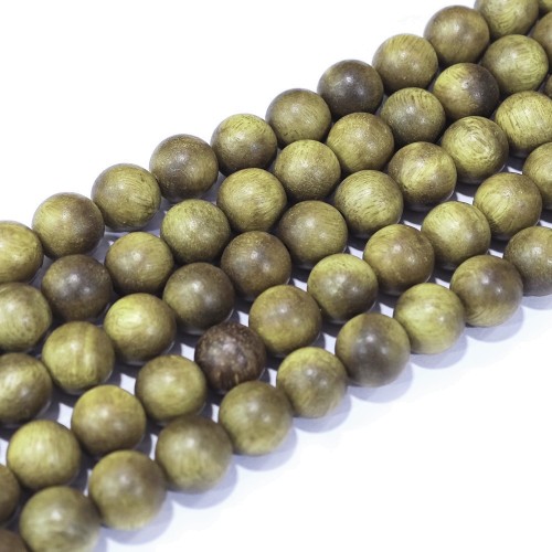 KDR13 Drewno sandałowe koraliki z drewna sandałowego kule 6mm sznur 70szt