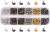 ZPF85 Końcówki zakończenia łapaczki dziewczynki 8x4mm/3mm 560szt. 6 kolorów