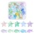 KS144 Koraliki szklane morskie marine 50szt transparentne mix kolor