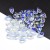 KS146 Koraliki szklane łezki 8x14mm 20szt transparentne AB