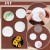 BBR55 Metalowe bazy komponenty do broszek przypinek 58mm z agrafką button diy 100szt