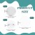 BBR56 Metalowe bazy komponenty do broszek przypinek 32mm z agrafką button diy 100szt