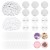 BBR56 Metalowe bazy komponenty do broszek przypinek 32mm z agrafką button diy 100szt