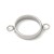 BEZ505 Zawieszka ramka do żywicy spinka do mankietu 22x14mm stal nierdzewna